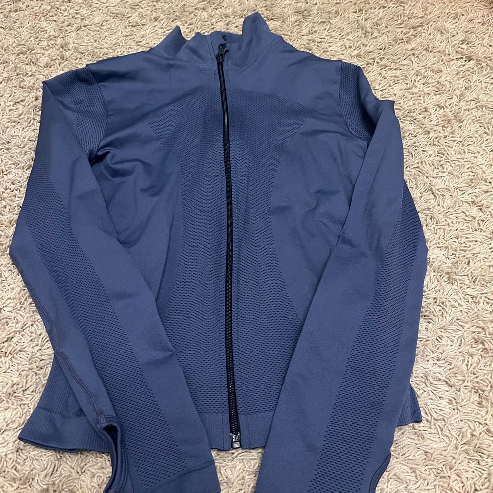 Blue Full-Zip Jacket